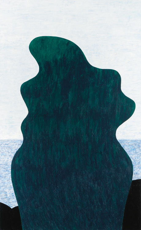 HM Presence<br>
acrylic on canvas<br>
78 x 48 inches<br>
2010